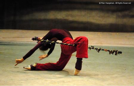 Ekaterina Shipulina, Bolshoi Ballet, rehearsing for Aegina in Yuri Grigorovich's Spartacus